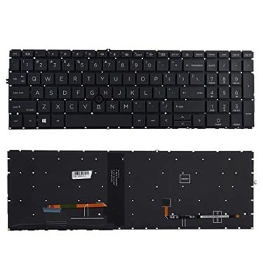Imagem de SUNMALL Teclado de substituição compatível com HP Elitebook 755 G7 850 G7 855 G7 850 G8 855 G8.Zbook Firefly 15 G7 Zbook Firefly 15 G8 com retroiluminação e ponteiro