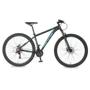 Imagem de Bicicleta Aro 29 Free Action Alumínio 21V Flexus 3.0 Grafite/Verde Acqua Blue