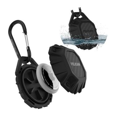 Imagem de Pelican Suporte Marine AirTag – Chaveiro impermeável com mosquetão [resistente a impactos] [essenciais de viagem] Capa protetora Apple Air Tag para coleira de cachorro, mochila, chaves, bagagem