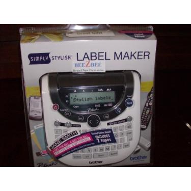 Imagem de Brother Etiquetadora para casa e escritório, máquina TZ-12 mm, branca, (PT1290)