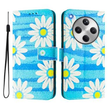 Imagem de Capa carteira para Oppo Find X8, 3 compartimentos para cartão, 1 compartimento para dinheiro, capa flip de couro PU com padrão fofo, capa com fivela magnética à prova de choque, compatível com sem fio