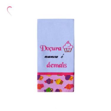 Imagem de Pano De Prato Bordado Coleção Momentos 100% Algodão - Autoestima Home,