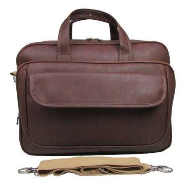 Imagem de Bolsa Pasta Maleta Executiva Social Notebook em Sintético Masculina - 