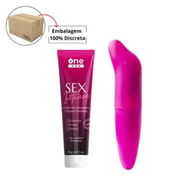 Imagem de Sex Intense Gel Excitante Feminino + Vibrador Ponto G Liso - Sexy Impo
