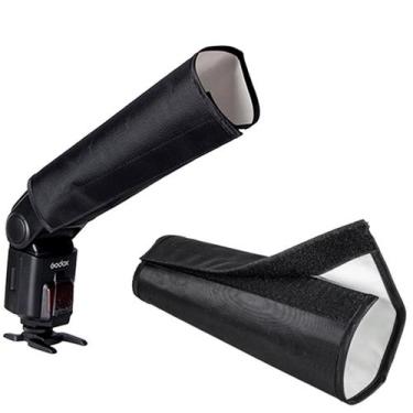 Imagem de Snoot Para Flash Universal Difusor Softbox Leque - dedcases, Branco
