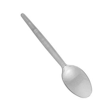 Imagem de Colher Colherinha Transparente Sobremesa 50u - Várias