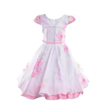 Imagem de Vestido festa infantil menina florido - LIG LIG, Unica, 12