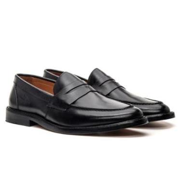 Imagem de Mocassim Masculino Alfe Semi Acabado Preto Samello-Masculino