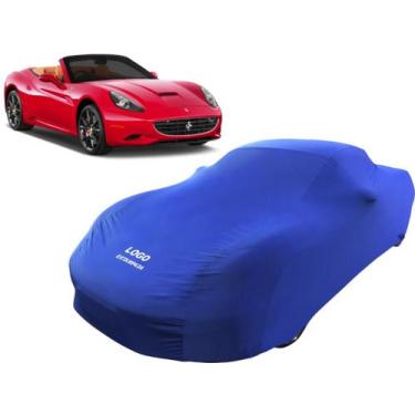 Imagem de Capa De Tecido Cor Azul Proteção Carro Ferrari California - Mz, Azul