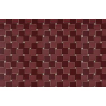 Imagem de Papel de Parede Texturizado Geométrico Quadriculado (0,53m x 10m) - De