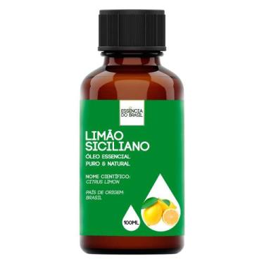 Imagem de Óleo Essencial Limão Siciliano 100ml - Puro E Natural - Essência do Br