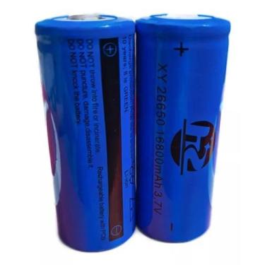 Imagem de Kit 2X Bateria Recarregável 26650 3.7V 16800Mah - HZ