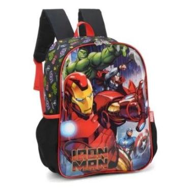 Imagem de Mochila Costas Iron Man Heróis Marvel Infantil Escolar Luxcel-Masculino
