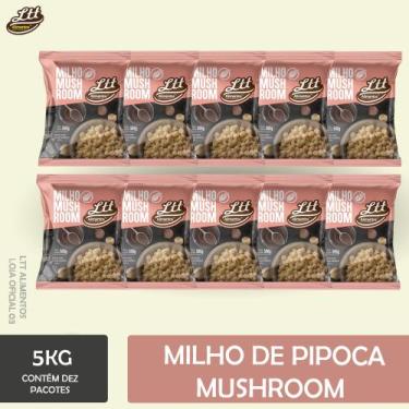 Imagem de Milho De Pipoca Mushroom 5kg Receitas Gourmet Pipocas Doces e Salgadas