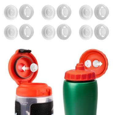 Imagem de 6 peças de válvulas de substituição compatíveis com garrafa de água Gatorade, válvula de distribuição de silicone livre de BPA, acessórios de substituição para garrafa Gatorade de 946 ml e garrafa de