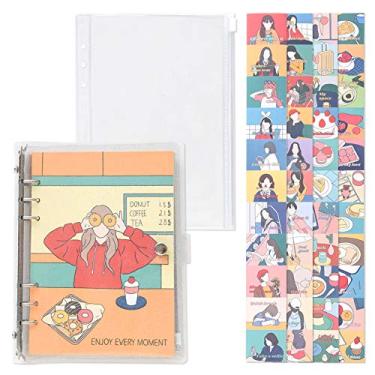 Imagem de Monolike A5 FALL IN NEWTRO Diário, Rosquinha – Plano anual, plano mensal, plano semanal, agendador, diário de ilustração