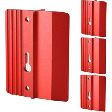 Imagem de 4 peças de ferramentas de montagem de drywall de alumínio suporta placa, para instalação de drywall, suportes de teto de teto, reutilizável, economia de mão de obra e fácil de usar