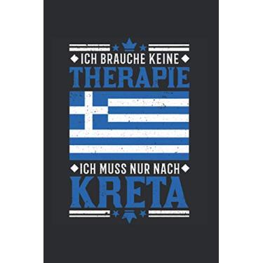 Imagem de Kreta Notizbuch: Kreta Therapie Urlaub Insel Griechenland Reise / 6x9 Zoll / 120 karierte Seiten Seiten