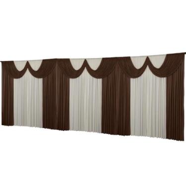 Imagem de Cortina Paris Malha Gel Enfeite Igreja Festas  9 metros - Dennis Confe