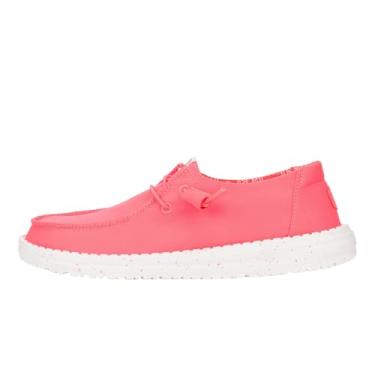 Imagem de Hey Dude Wendy Canvas feminino, Coral flamejante, 38