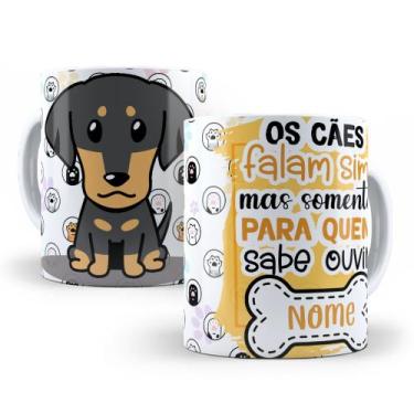 Imagem de Caneca de Cerâmica Personalizada 325ml Amor Pelos Animais - Mecolour