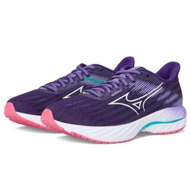 Imagem de Mizuno Tênis de corrida feminino Wave Inspire 21, Vintage Indigo-branco, 36