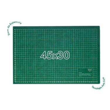 Imagem de Base De Corte A3 45x30 Patchwork Scrapbook Artesanato Verde - Levolpe