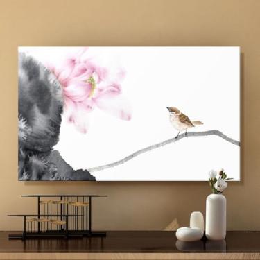 Imagem de WMLTZFUS Capa protetora de tela de TV padrão chinês, pano de cobertura de tela de lavagem à máquina, capa de móveis para computador para 42-100 polegadas LED LCD Smart TV-C||65 polegadas