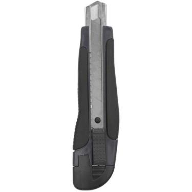 Imagem de Estilete emborrachado profissional 18 mm - IMPORTADORA CASCAVEL