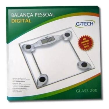 Imagem de Balança Corporal Digital Academia Banheiro consultório G-tech Glass 20