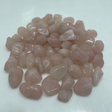 Imagem de Quartzo rosa pacote com 1kg qualidade A tipo exportação - PEDRA MAGICA