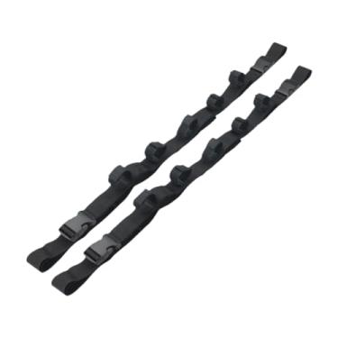 Imagem de simhoa 2 peças Pesca Rodel Strap Belts de 43,31 polegadas a 61,02 polegadas portador de haste de pesca para carros Van Van Outdoor Travel, Preto