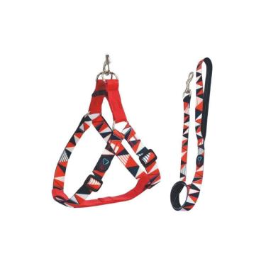 Imagem de Conjunto Peitoral Walking Roma Ajustável Grande Para Cães