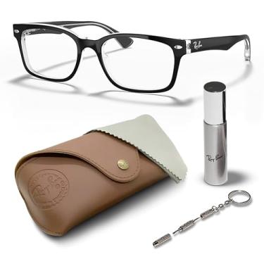 Imagem de Ray-Ban RB5286 Óculos de acetato de formato quadrado com kit oficial de óculos