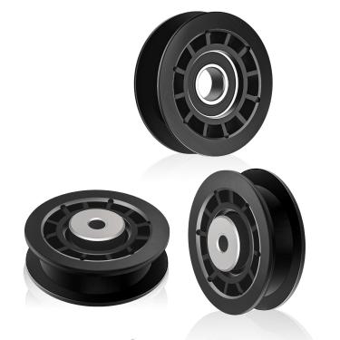 Imagem de Polia intermediária para cortador de grama 587973001 para Husqvarna HU675AWD, HU725AWD, HU700AWD, HU725AWD, modelos Poulan PR675AWD, PR675AWD, substitui 5879730, 581904001 (2 x 587973001 01 polia e 1