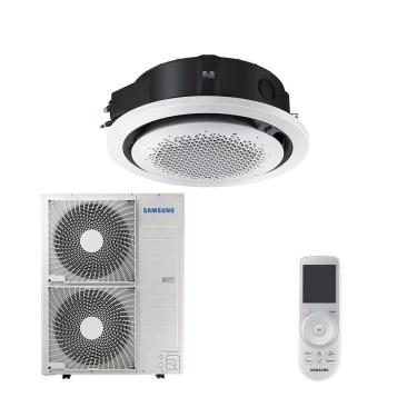 Imagem de Ar Condicionado Split Cassete Inverter Samsung 360º WindFree R-32 36.000 BTUs Quente e Frio 220V