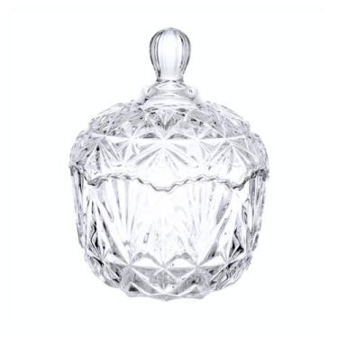 Imagem de Bomboniere Huis De Vidro C/Tampa Potiche Decoração 18cm - Hauskraft, T