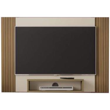 Imagem de Painel Cine para TV até 47 Polegadas Ripado 3D Artely Cor - Pinho Off White