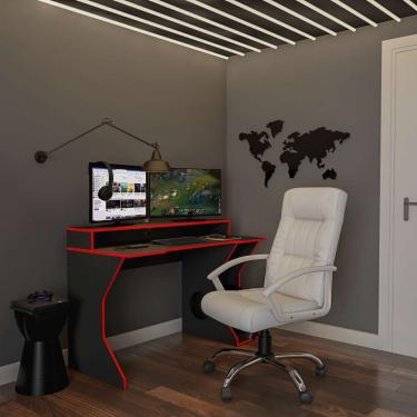 Imagem de Cadeira de Escritório Presidente Giratória Bedroom Plus Branca