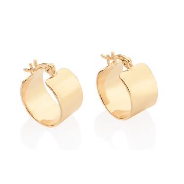 Imagem de Brinco argola lisa larga rommanel