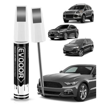 Imagem de EVOOOR UJ Sterling Gray Metallic Touch Up Paint for Ford – Caneta de tinta 2 em 1 para reparo de lascas e cortes