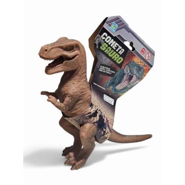Imagem de Boneco Vinil Dinossauro Brinquedo Realista Tiranossauro Rex - Cometa