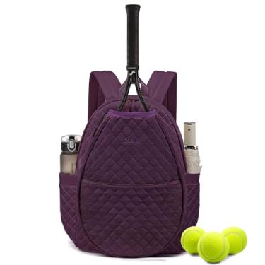 Imagem de Sucipi Bolsas De Tênis Femininas, Bolsa Leve Acolchoada Para Raquetes Tênis, Mochila Grande Capacidade Pickleball, Badminton