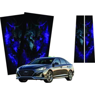 Imagem de Adesivo Personalizado Para Coluna Porta Carro Decorativo 251 - Resitan