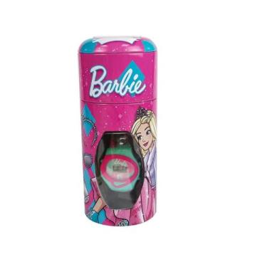 Imagem de Relógio Infantil Digital No Cofrinho Barbie Fun - BARAO TOYS
