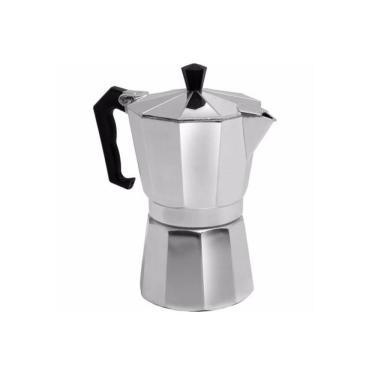 Imagem de Cafeteira Italiana Moka Alumínio Prepara até 6 Xícaras Café Expresso