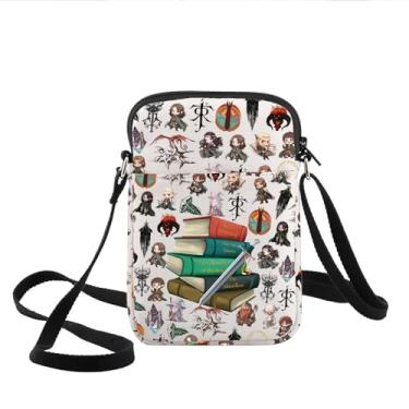 Imagem de KEYCHIN Ring Series Bolsa transversal Bookish Gifts Elven Tree Leaf Shoulder Bag Ring Merchandise, Hobbit-cb