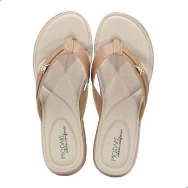 Imagem de Tamanco Feminino Modare Napa Lezard Paris Camel
