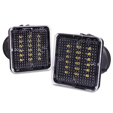 Imagem de Placa de LED 18SMD Runmade 2 peças de iluminação branca brilhante compatível com Toyota 2016-2020 Tacoma/2014-2020 Tundra Pickup Truck