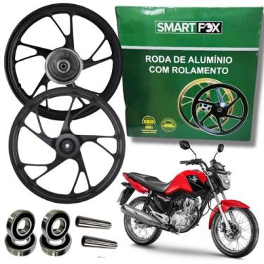 Imagem de Roda Pe Galinha Freio A Disco Cg150 Cg160 Fan Titan Esd Ex - Smartfox
